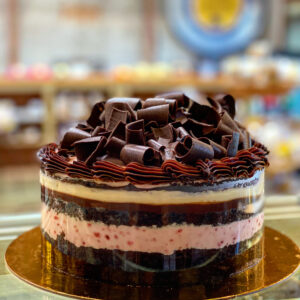 Raspberry Mousse Cake